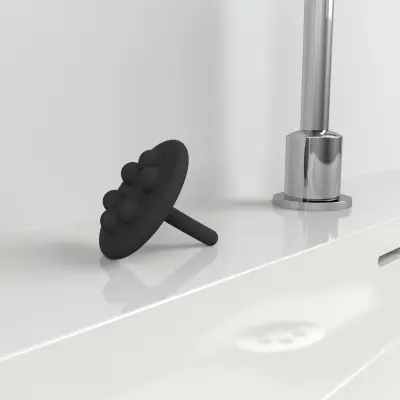 Clou Mini Wash Me waterstop zwart siliconen