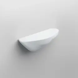 Clou Cliff planchet 26x9x7,5 wit keramiek