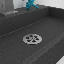 Clou Mini Wash Me plug t.b.v. siliconen waterstop rvs geborsteld
