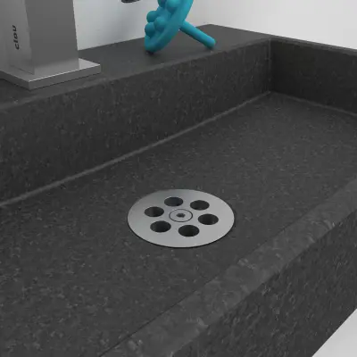 Clou Mini Wash Me plug t.b.v. siliconen waterstop rvs geborsteld