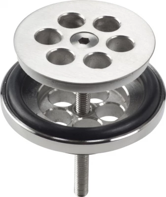 Clou Mini Wash Me plug t.b.v. siliconen waterstop rvs geborsteld
