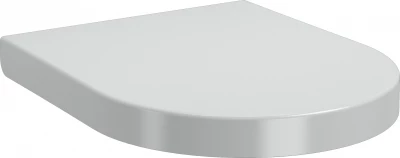 Clou First toiletzitting met deksel soft-closing en quick release systeem verkorte versie wit