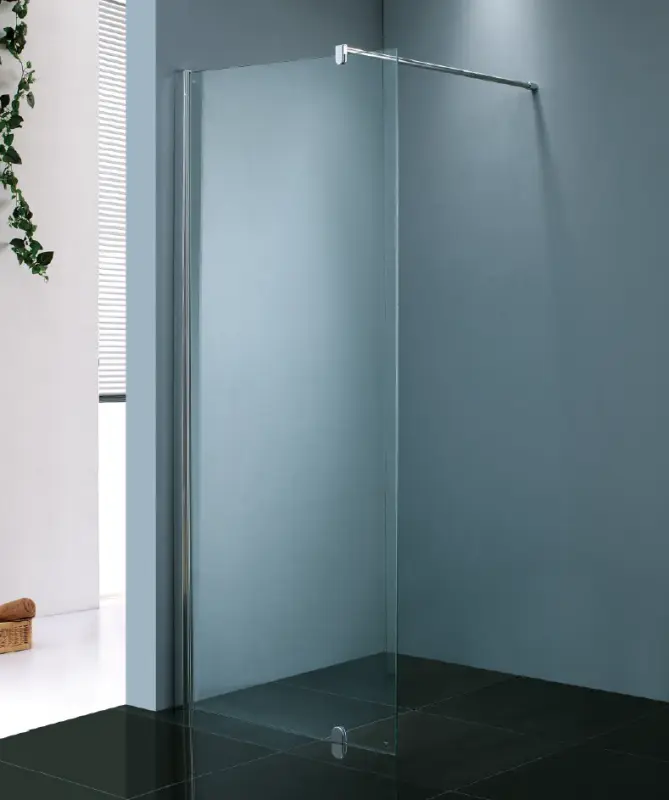 Stern Schuif hoekinstap 100x100 cm zilver helder glas ST4284