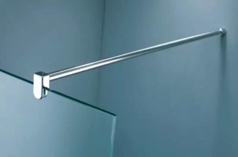 Stern Schuif hoekinstap 100x100 cm zilver helder glas ST4284