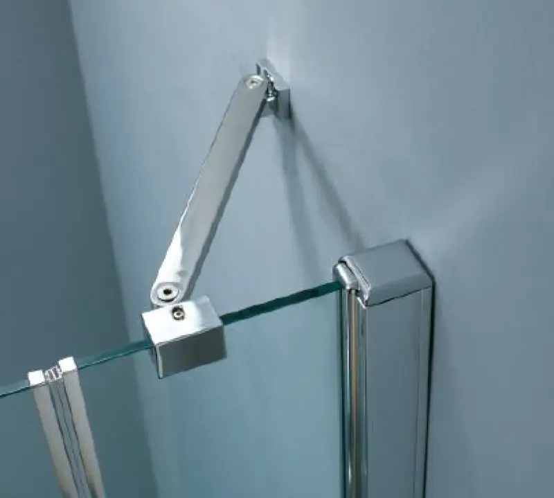 Stern Nisdeur Tweedelig Links draaiend 80 cm zilver helder glas ST4360B-L4325A