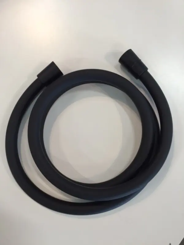 Rubio Ronda kunststof Doucheslang mat zwart 150cm met anti twist 1208631152