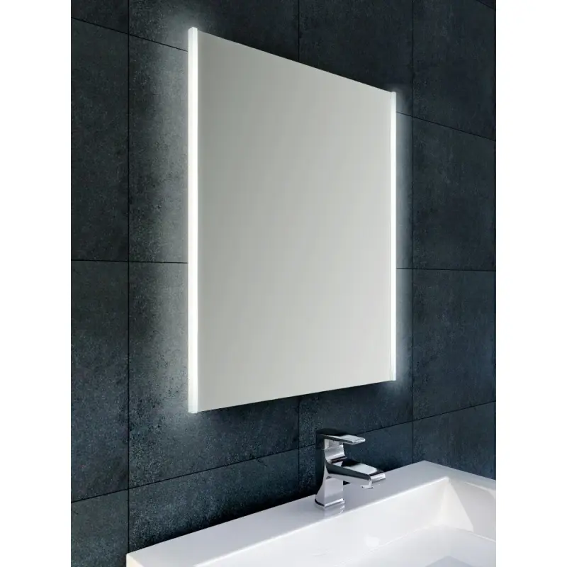 Aquadesign Dobro condensvrije spiegel 100x60 met verticale verlichting li+re BNG10060