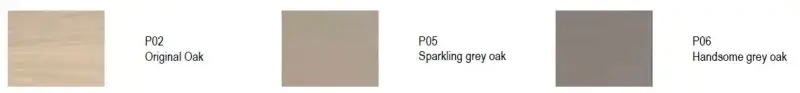Riho Avella spiegel met touchless verlichting sensor Sparkling Grey Oak 140 x 70 cm F41014007011P05