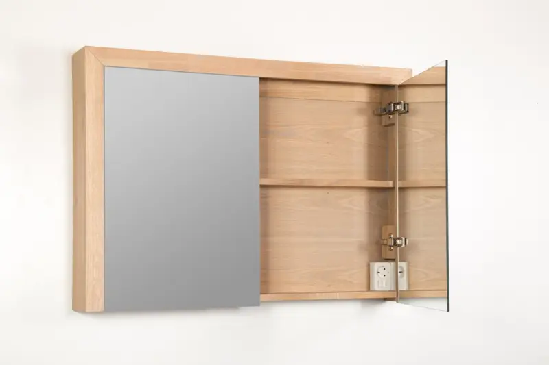 Stern Wood spiegelkast Grey Oak 100cm 2 deuren SW70481