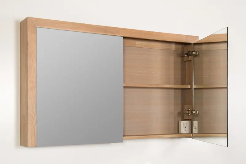 Stern Wood spiegelkast Grey Oak 120cm deuren SW70511