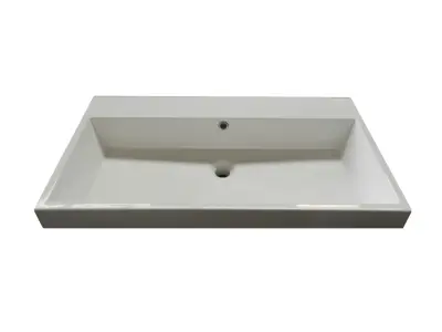 Stern Rome massief eiken badmeubelset 80x45cm met wastafel 1 krg SW100672661