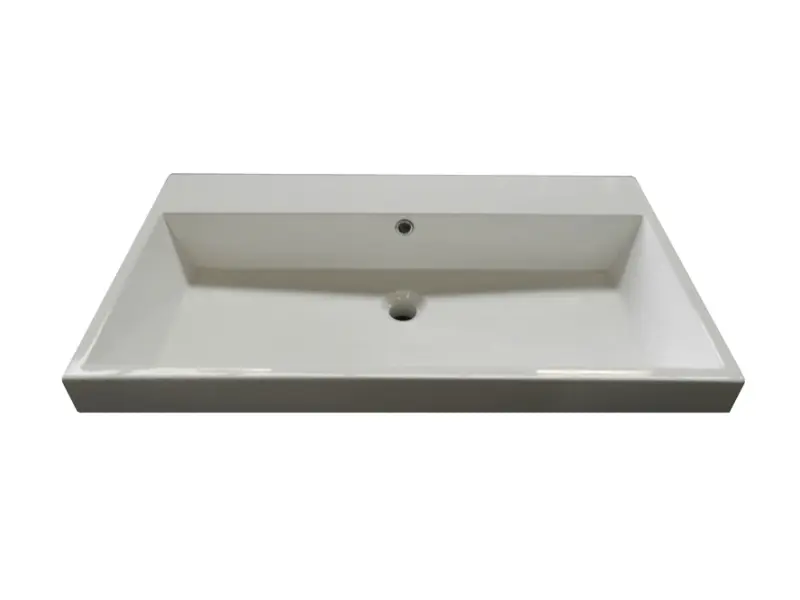 Stern Rome massief eiken badmeubelset 80x45cm met wastafel zonder krg SW100672660