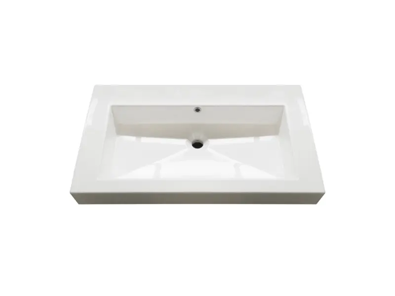 Stern Florence massief eiken badmeubelset 80x45cm met wastafel zonder krg SW100672520