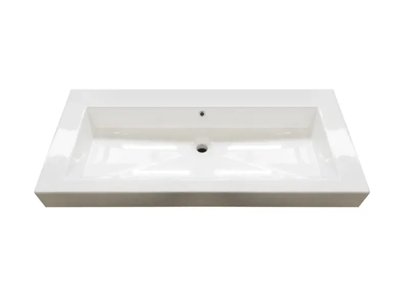 Stern Florence massief eiken badmeubelset 100x45cm met wastafel zonder krg SW100632530