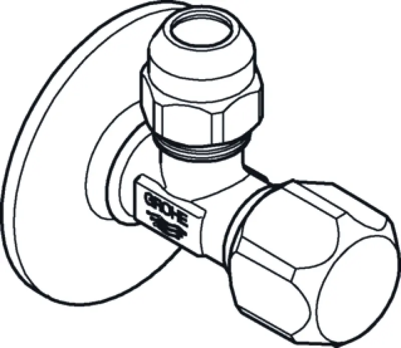 Grohe hoekstopkraan
 chroom 22018000