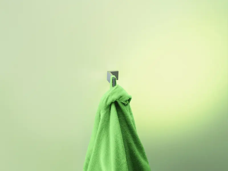 Waterevolution Deep handdoekhaak mat zwart A250PR