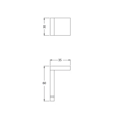 Waterevolution Deep handdoekhaak mat wit A250BR