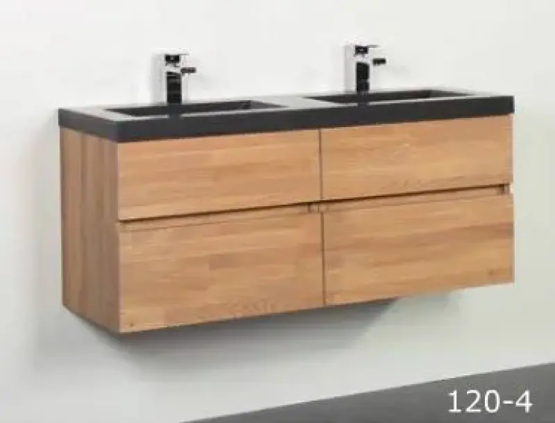 Stern Corestone massief eiken badmeubelset 120x45cm met wastafel 2 krg SW100682897