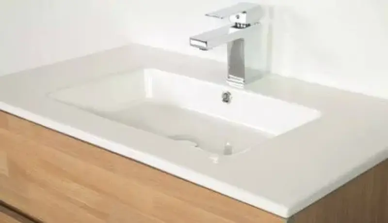 Stern Pisa massief eiken badmeubelset 60x45cm met wastafel 1 krg SW100612100