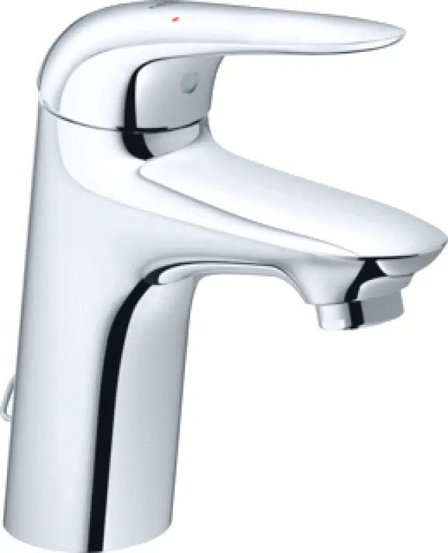 Grohe Eurostyle New wastafelkraan inzinkbare ketting
 chroom 23713003