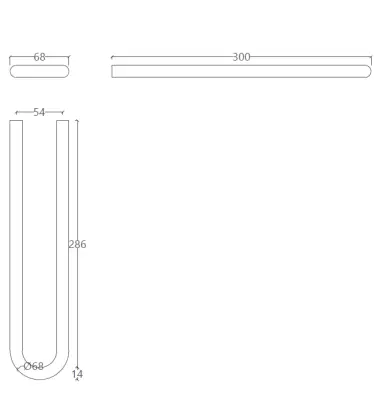 Waterevolution flow handdoekhouder chroom  A11501