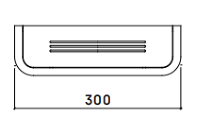 Waterevolution Flow planchet vrijhangend chroom A12801