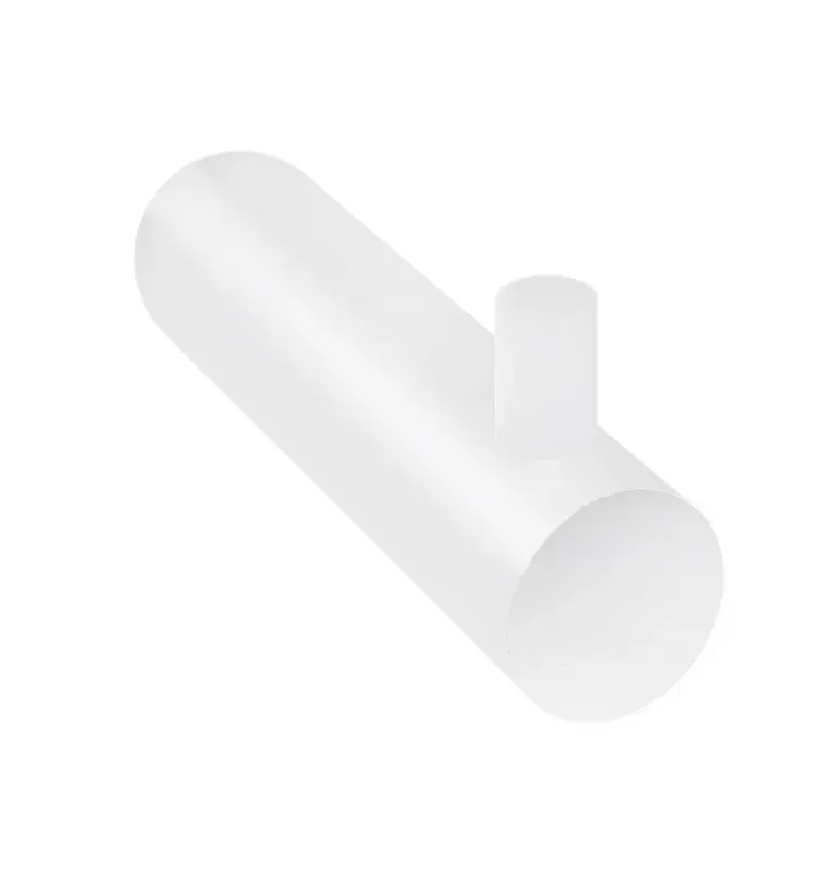 Waterevolution Flow handdoekhaakje mat wit A150BR