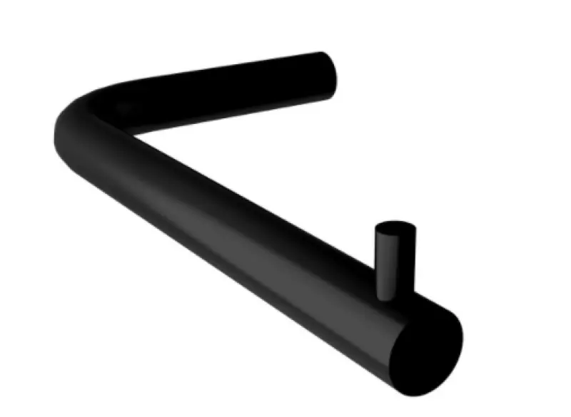 Waterevolution Flow Toiletrolhouder zonder klep mat zwart A130PR