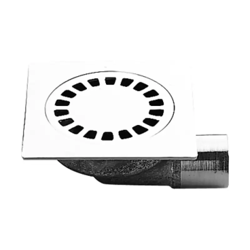 Zazzeri douche afvoerputje mat zwart 12cm 1208786932