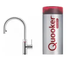 Quooker Flex Chroom COMBI+ Warm, koud, kokend water 22+XCHR