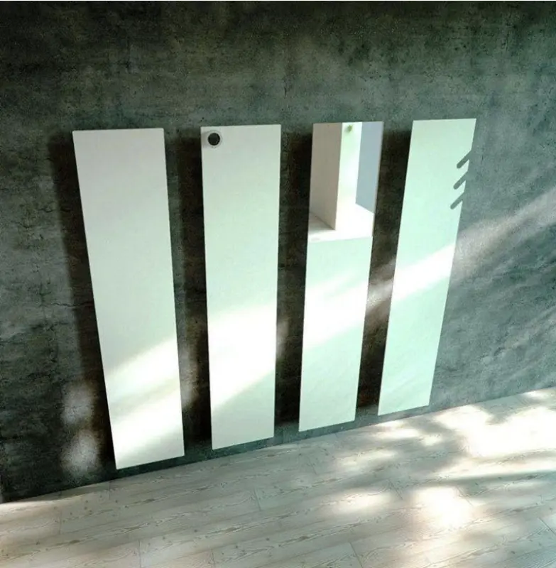 Instamat Volata V - VLV designradiator 35x171 cm glanzend wit VLV170H01