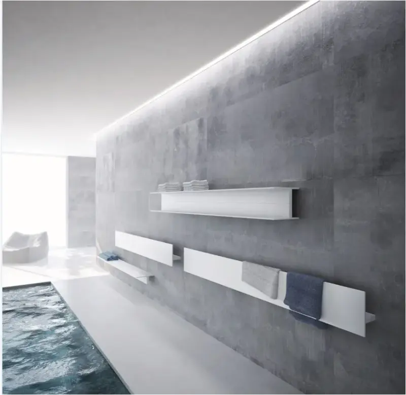 Instamat T2H designradiator 23x120,6 cm glanzend wit T2H.120