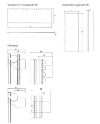 Instamat Tonda designradiator 66,3x202,5cm glanzend wit TOH200.65