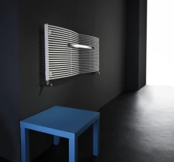 Instamat Curvi designradiator 39,2x148,5cm glanzend wit CU150.16