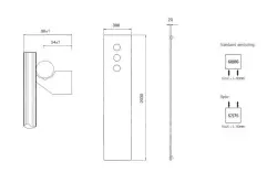 Instamat Treo designradiator 203x39.8 cm glanzend wit TR200.40