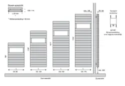 Instamat Deco designradiator  79,7x50m glanzend wit DE80.50-2