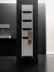 Instamat Quadro Bath designradiator 116x60cm structuurlak grijs QB120.60