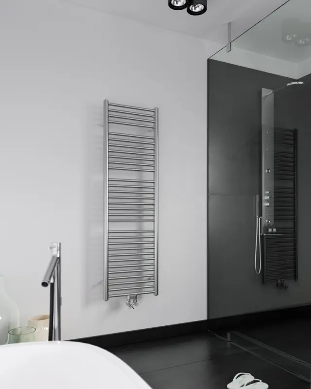 Instamat Inox designradiator 181.1x50.5cm gepolijst RVS/glans IB180.50