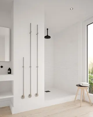 Instamat Jay handdoekdroger 172cm geborsteld RVS JAY003