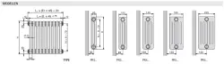 Instamat Leden PR designradiator 19 x 27 cm glanzend wit 2019