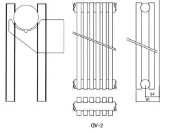 Instamat Quadro designradiator 120 x 24.8 cm glanzend wit QV0120-2