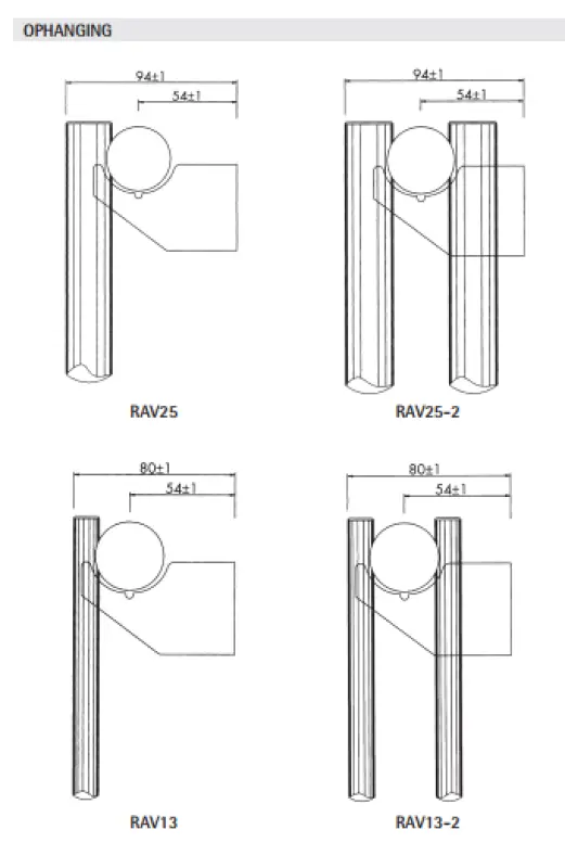 Instamat Ravenna designradiator 40 x 22.4 cm glanzend wit RAV25