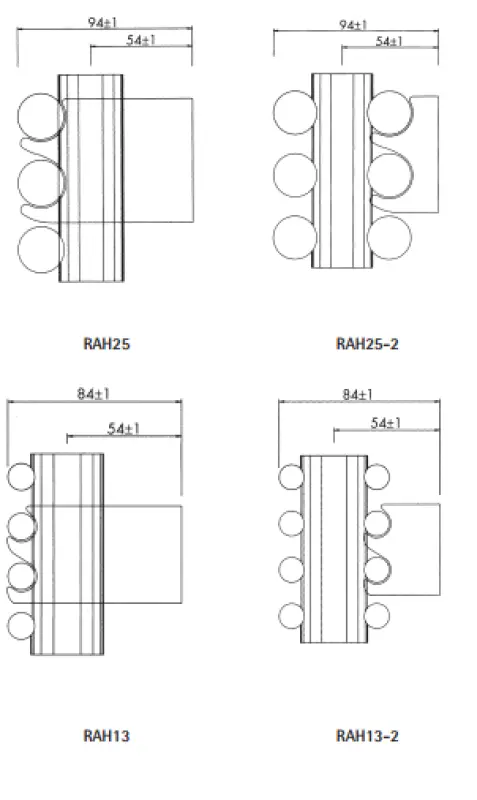Instamat Ravenna designradiator 22.4 x 40 cm glanzend wit RAH25