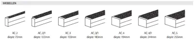 Instamat Plint AC designradiator 70 x 50 cm Kleur AC072