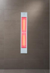 sunshower pure white xl inbouw full body 2x1000w infrarood lamp 19 9x10x123 8cm 80074