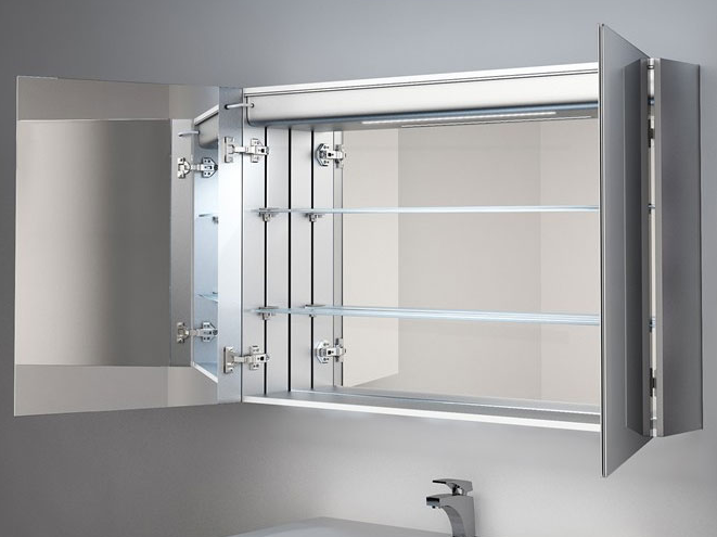 Mirror Reflection Led Spiegelkast Verwarming Stopcontact 100x70x14 1208831152
