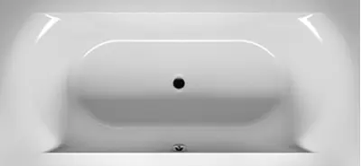 RIHO Linares ligbad 180x80, mat wit, acryl dunne badrand 1208832232