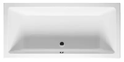 RIHO Lugo ligbad 180x80, mat wit, acryl dunne badrand 1208832252
