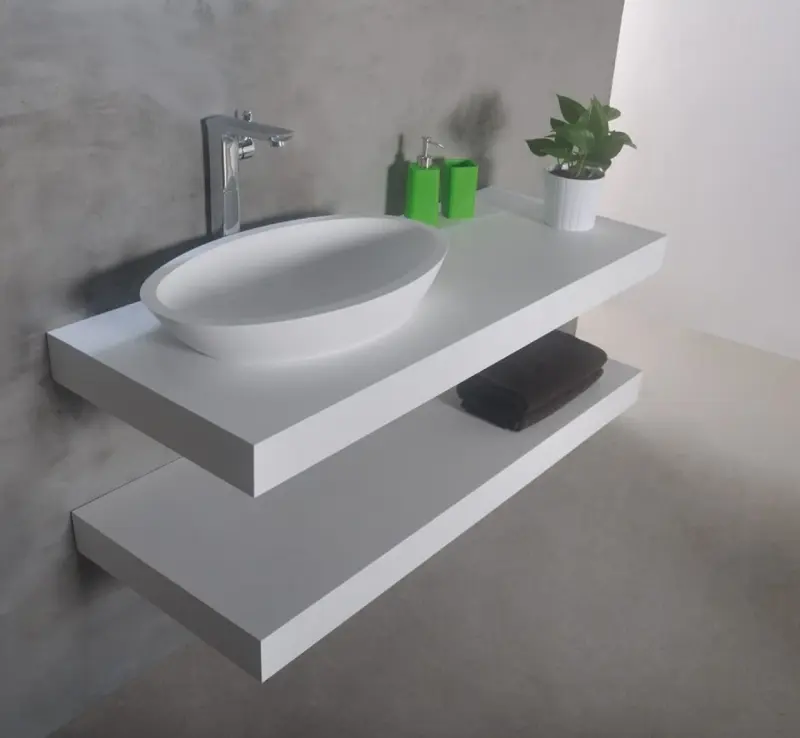 Solid-S plank 90x46 cm solid surface mat wit 1208832282