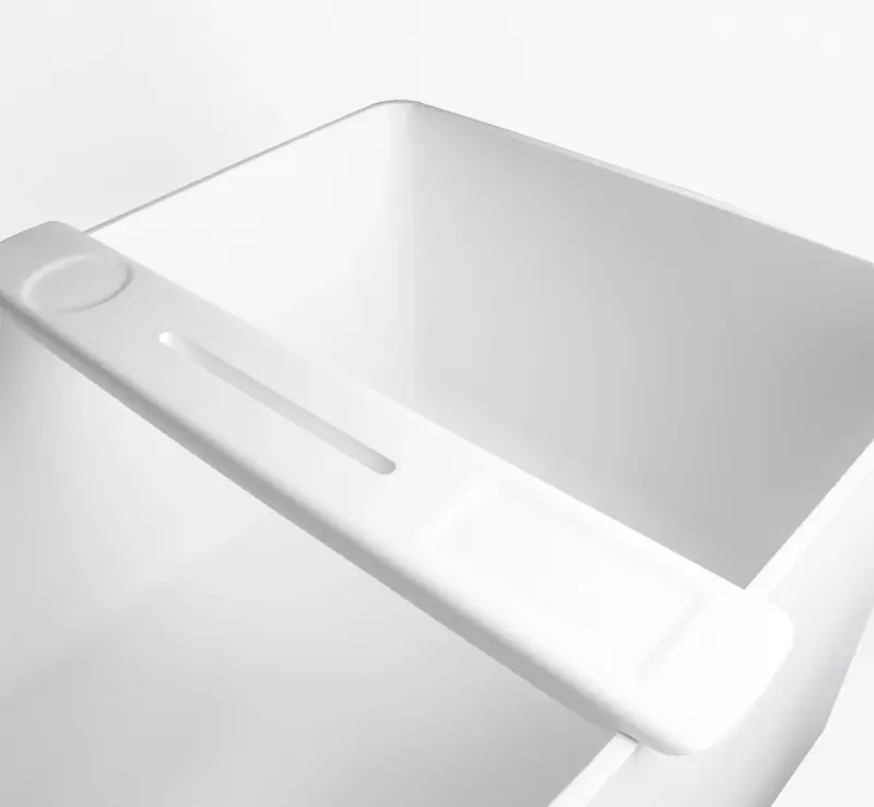 Solid-S badhouder Solid surface 77 x 12 x 2,4 cm wit mat 1208832572